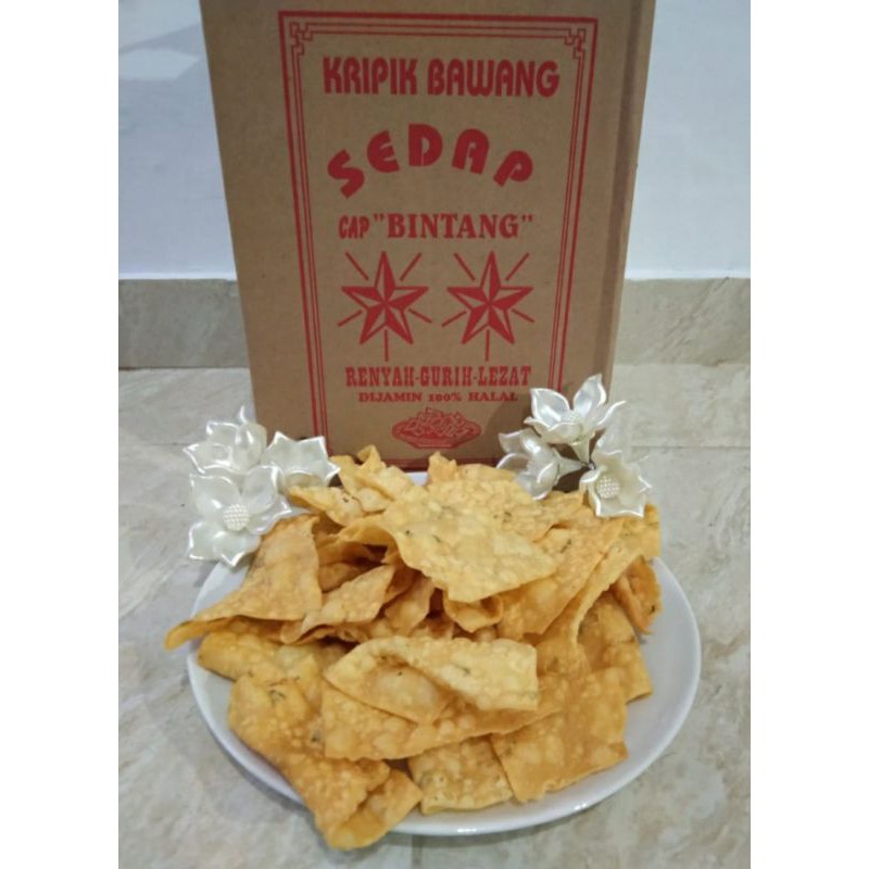 Jual Kripik Bawang Sedap Kemasan Dus 1 Kg Shopee Indonesia