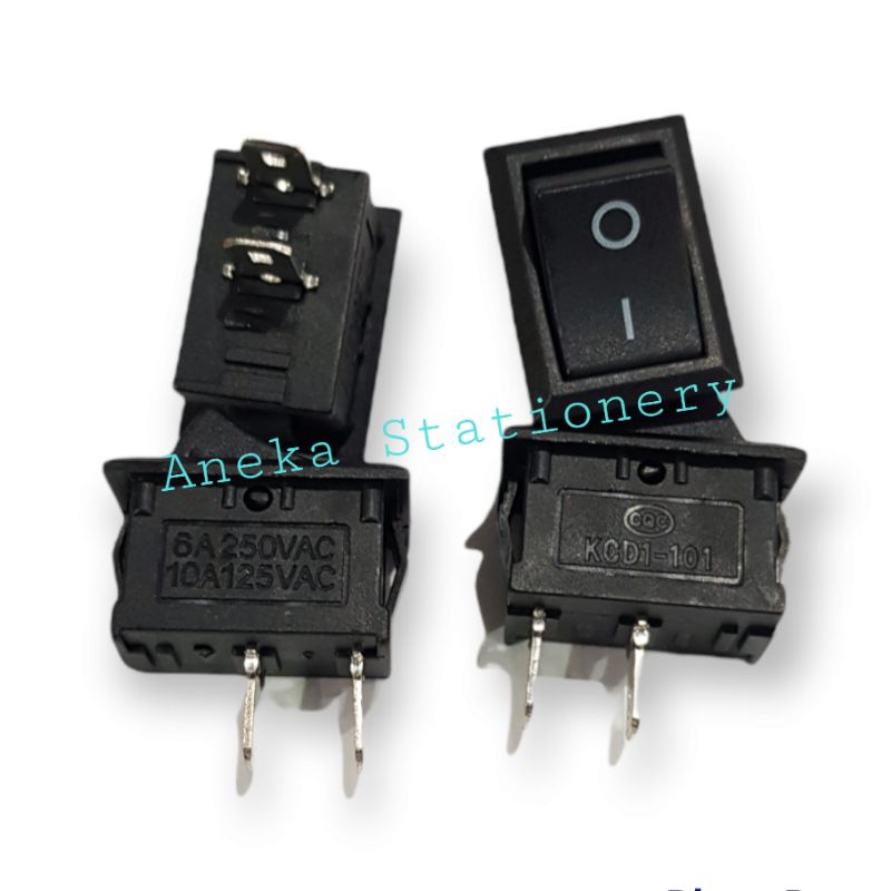 Jual saklar on off 2 kaki untuk praktek listrik | Shopee Indonesia