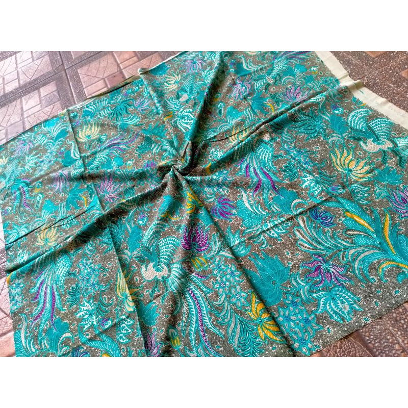 Jual Kain Batik Paris Motif Merak Shopee Indonesia 0749