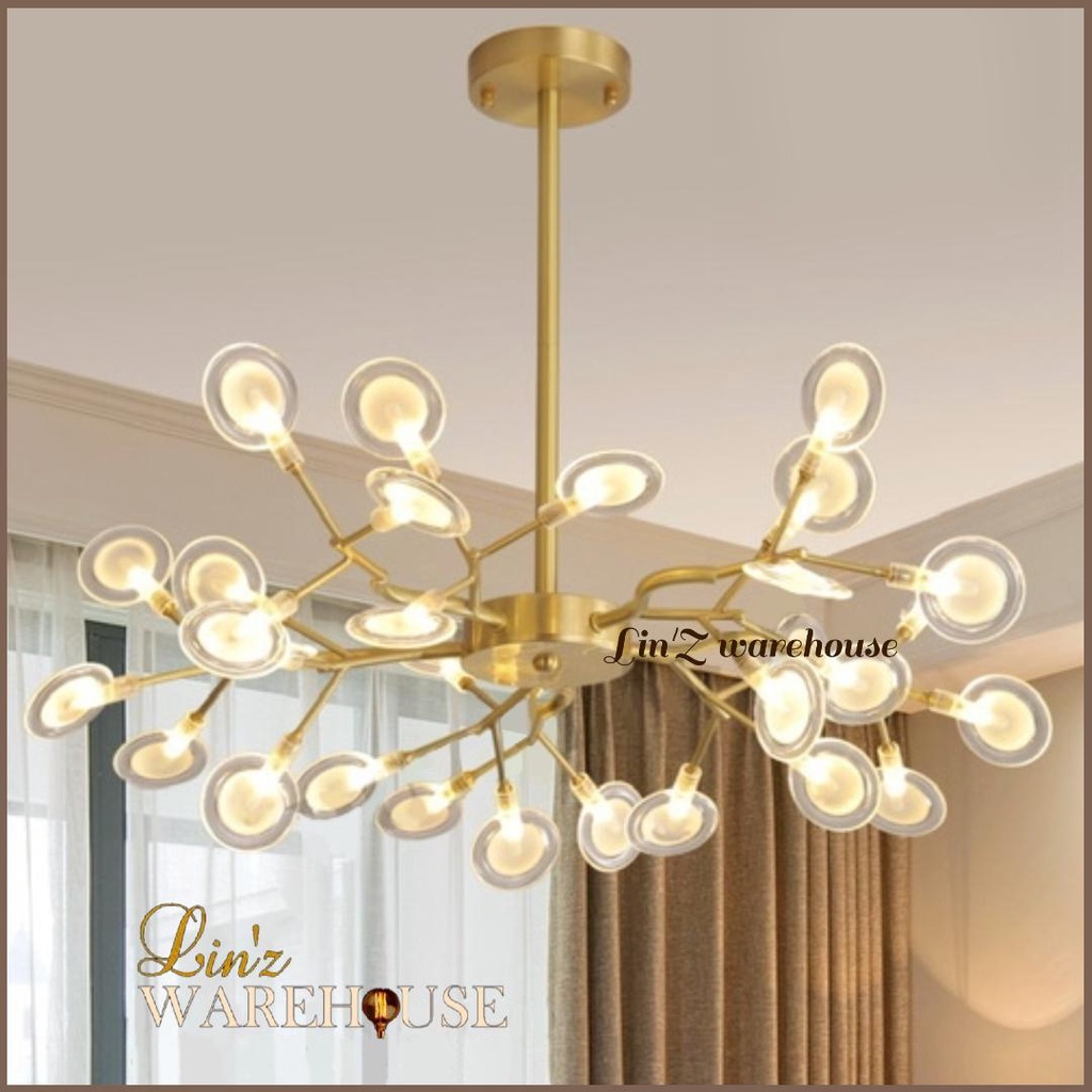 Jual Lampu gantung MODERN MINIMALIS FIREFLY 36 LED chandelier | Shopee ...