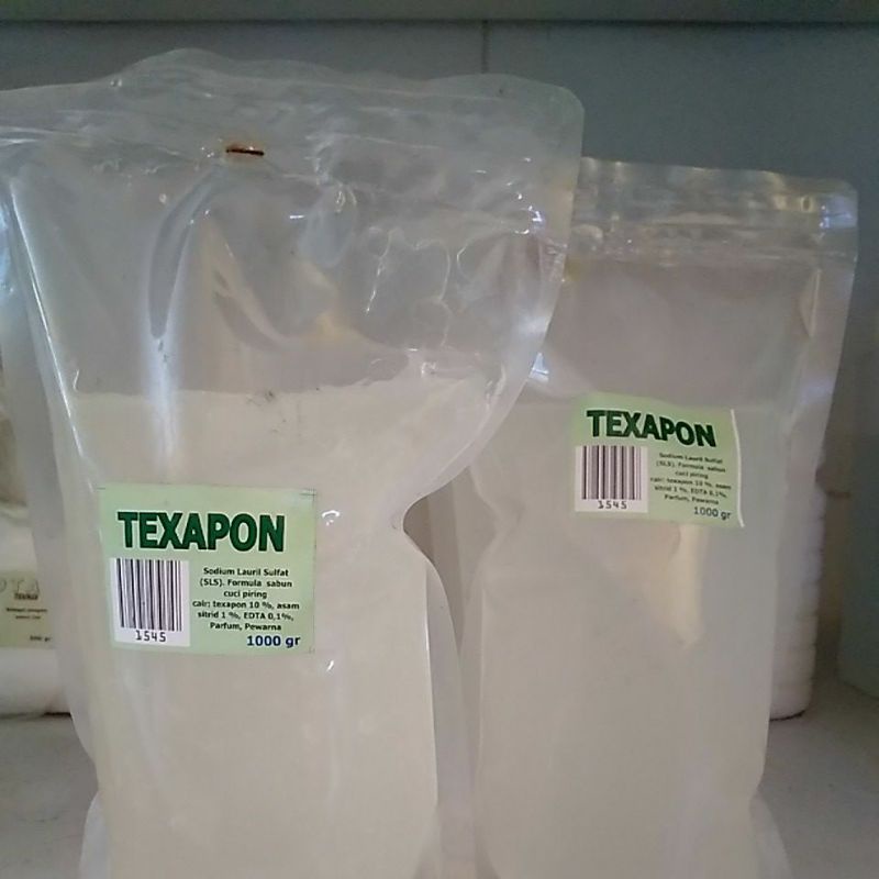 Jual Texapon / emal / SLES bahan baku sabun 1 kg Shopee Indonesia