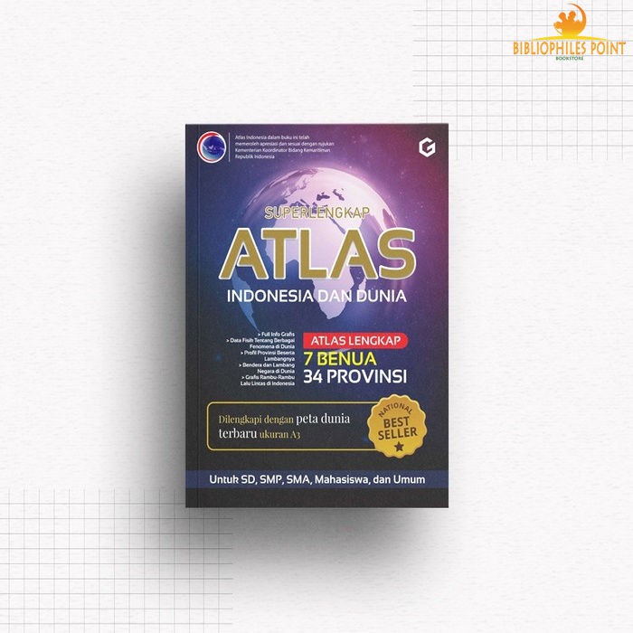 Jual Buku Super Lengkap Atlas Indonesia Dan Dunia Tim Geospasial Shopee Indonesia