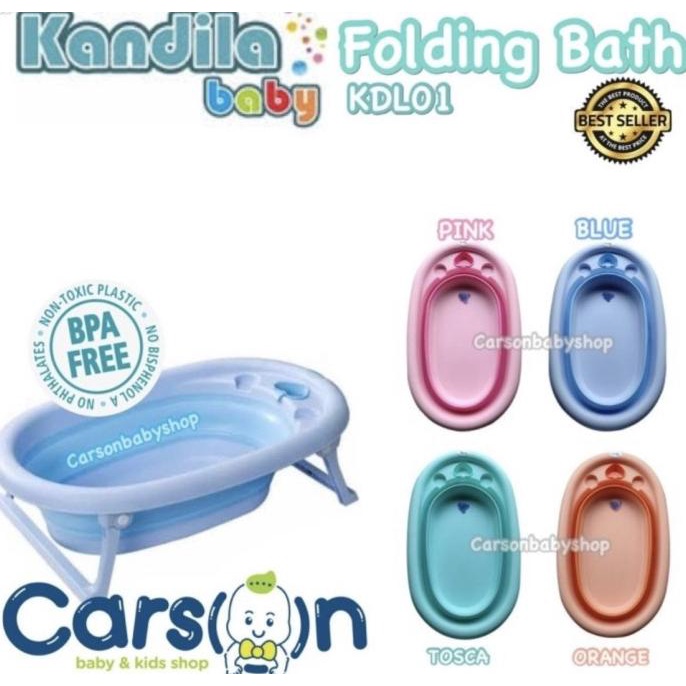 Jual Bak Mandi Bayi Lipat/Kandila Folding Bath/Baby Bath Tub Seperti
