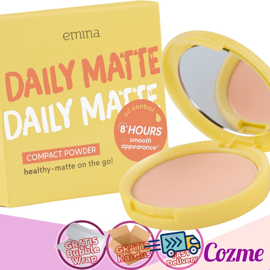 Jual EMINA Daily Matte Compact Powder 11gr Shopee Indonesia