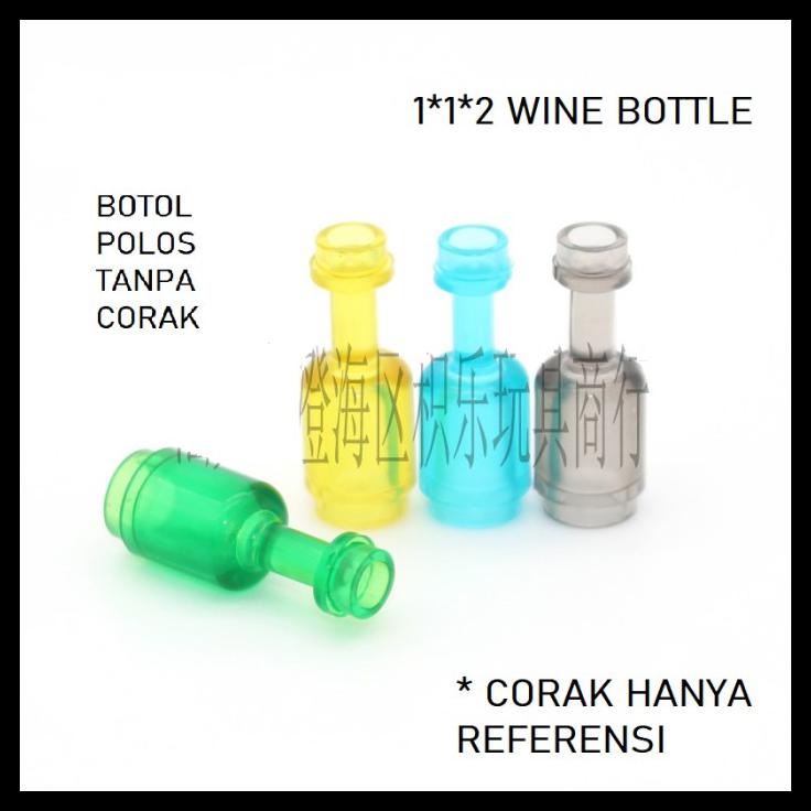 Jual Botol Minum Kaca Brick Accessories Bottle Glass Dish Balok Diy Moc
