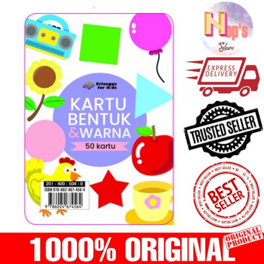 Jual KARTU BENTUK DAN WARNA FLASH CARD BENTUK DAN WARNA KARTU