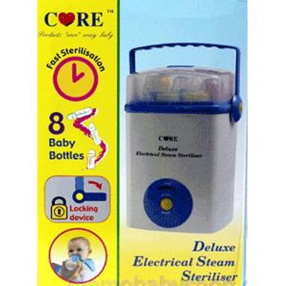 CORE CARE DELUXE STEAM STERILISER CR8010 Sterilizer Botol Susu Bayi dan Aksesories