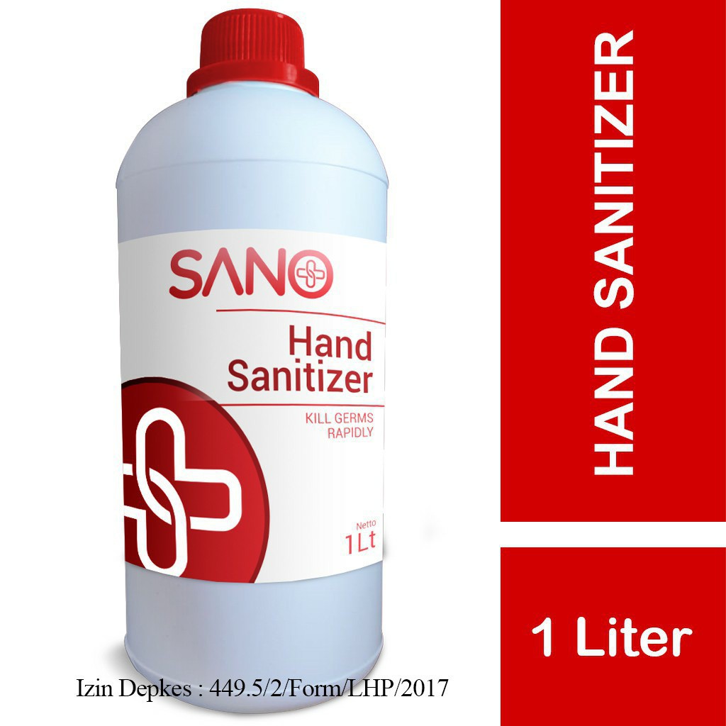 Jual (1090gr) SANO Anti Bacterial Antiseptic Hand Sanitizer & SANO Hand