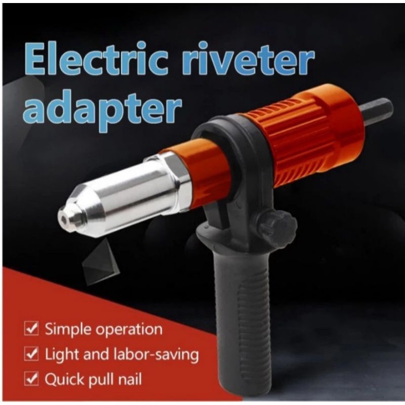 Jual Adaptor Rivet Gun untuk Bor listrik dan cordless Adaptor Hand