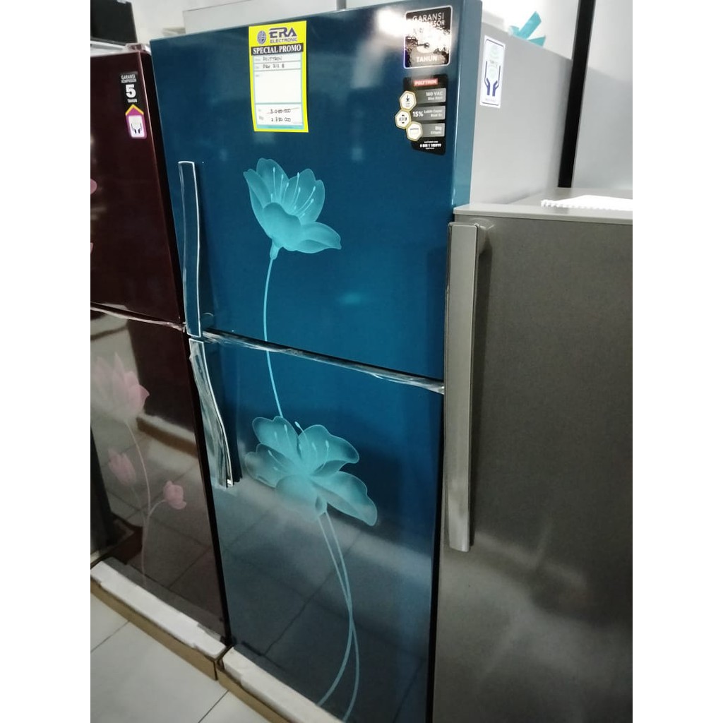 Jual POLYTRON PRB 217 219 B MERAH BIRU KULKAS 2 PINTU 210 LT LITER ...