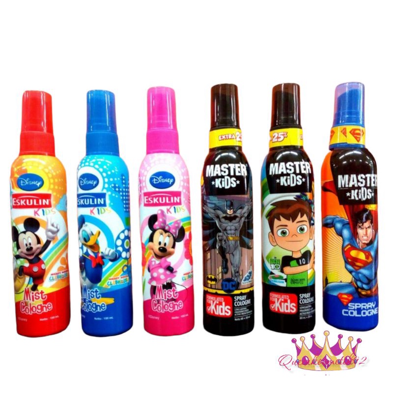 Jual Eskulin Kids Mist Cologne Kemasan Botol Spray 100ml | Shopee Indonesia