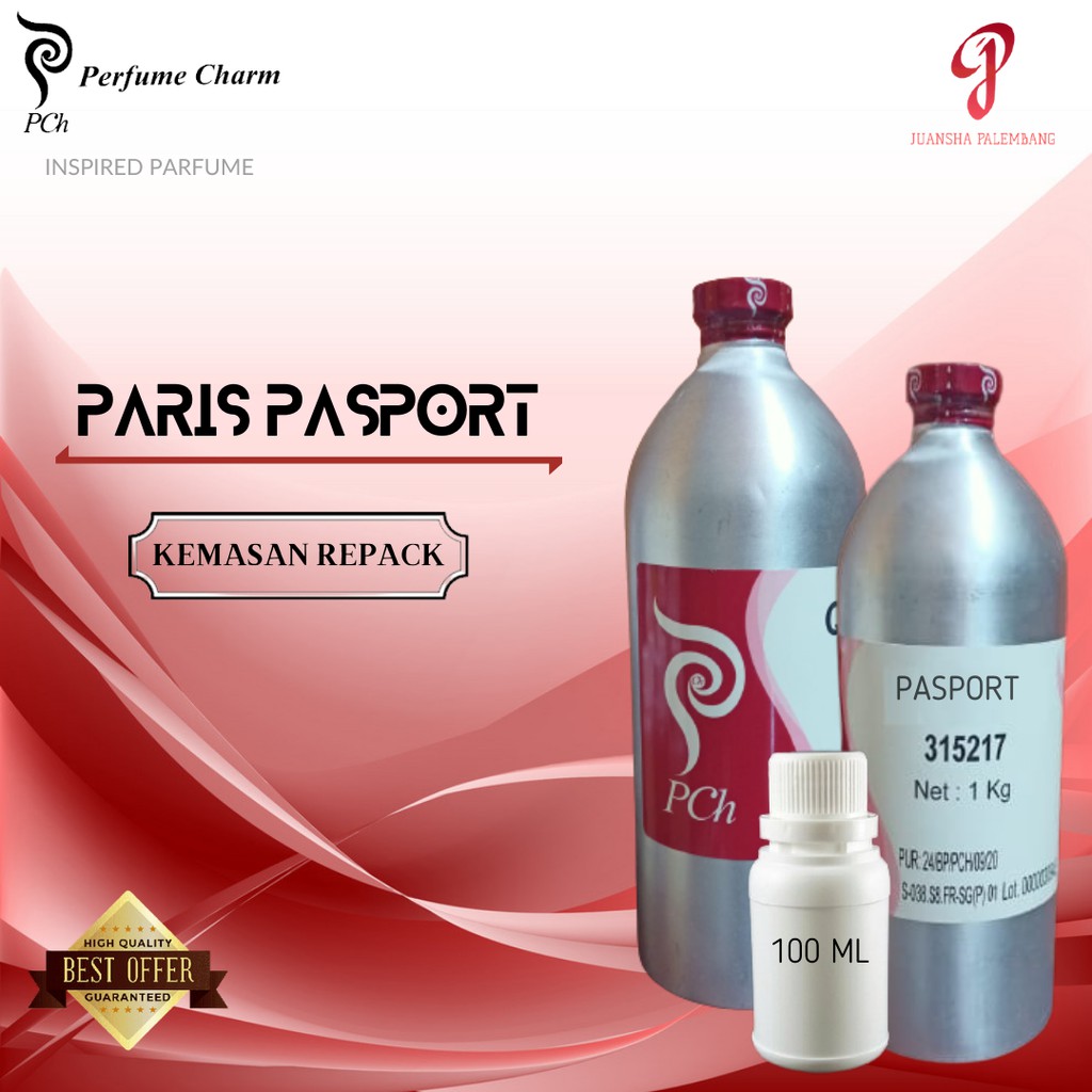 Jual BIBIT PARFUM MURNI | PARIS PASPORT | PCH | 100 ML | REPACK ...