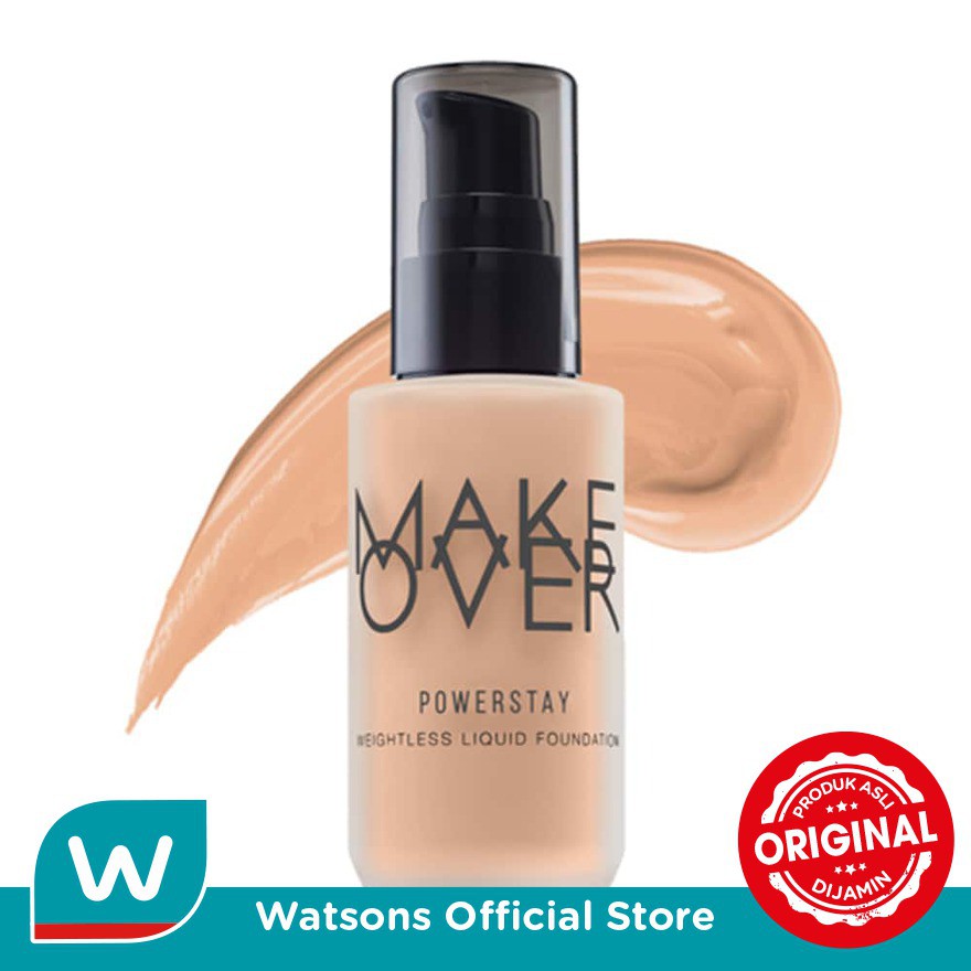 Jual Make Over Powerstay Weightless Liquid Foundation W41 - Coral Sand ...