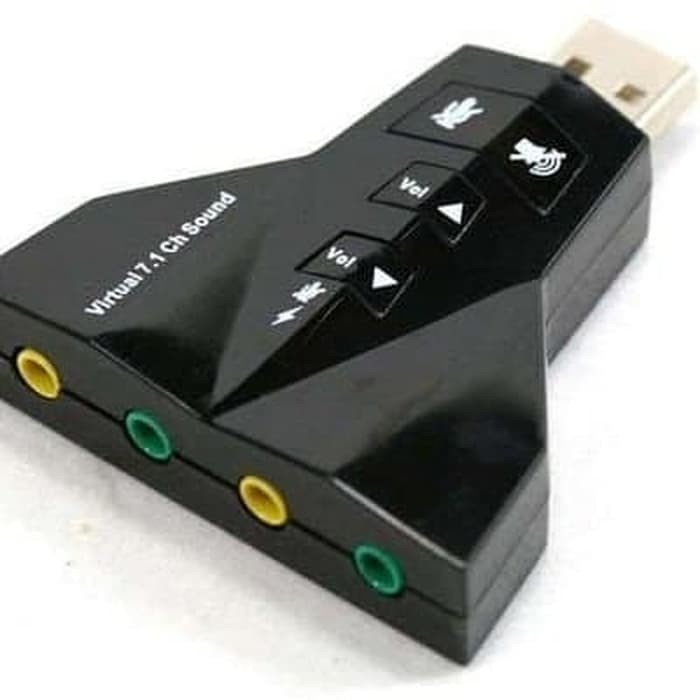 Jual USB Sound Card 7.1 External Aux Splitter Cabang 2 Spliter ...