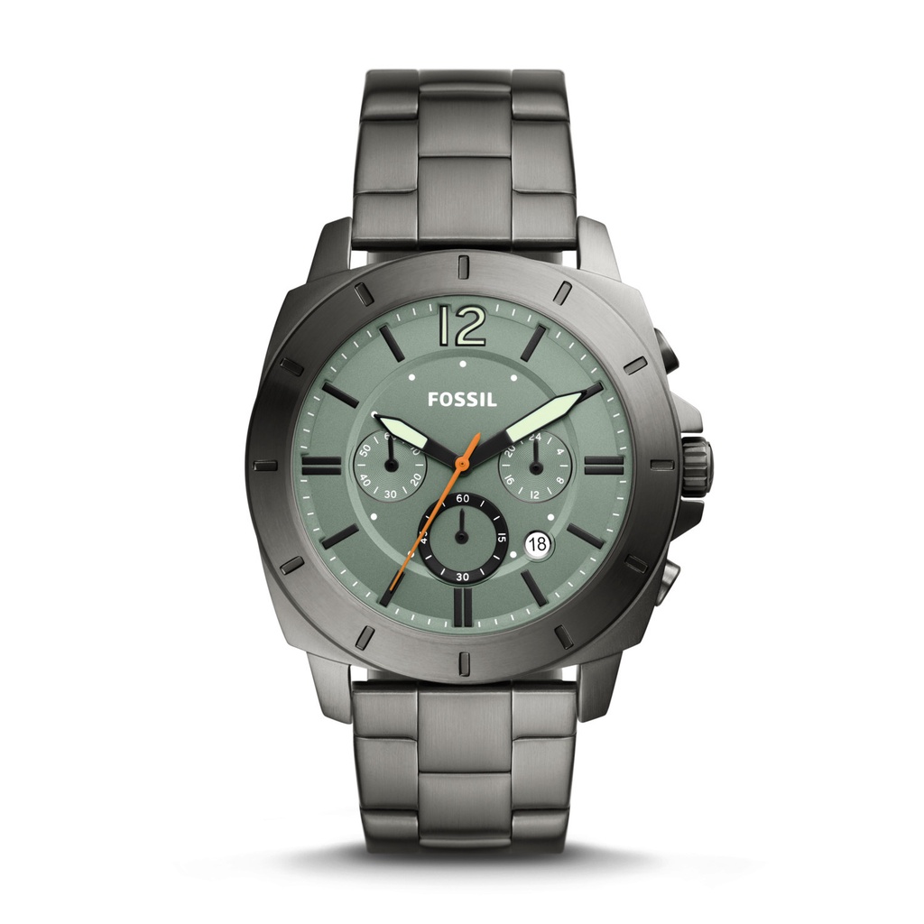 Jual Fossil Privateer Sport Chronograph Smoke Stainless Steel Jam Pria BQ2682 Shopee Indonesia