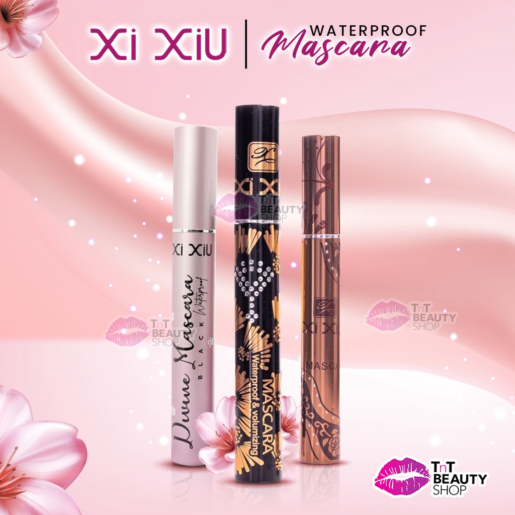 Jual Xi XiU Mascara Lovely Black Pink Mascara Divine Waterproof