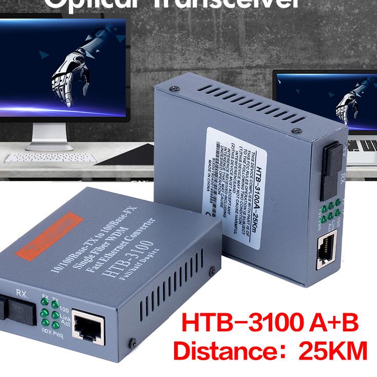 Jual Koleksi Terbaru.. HTB-3100 HTB-3100A/B 25KM NetLINK 10/100Mbps ...