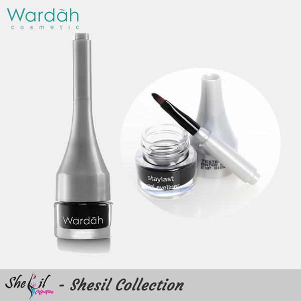 Jual AZ2R ORIGINAL Wardah EyeXpert Staylast Gel Eyeliner BARU Hitam