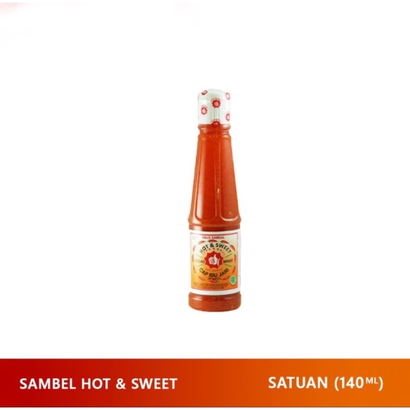 Jual SAMBAL CAP IBU JARI JEMPOL HOT AND SWEET 140 ml | Shopee Indonesia