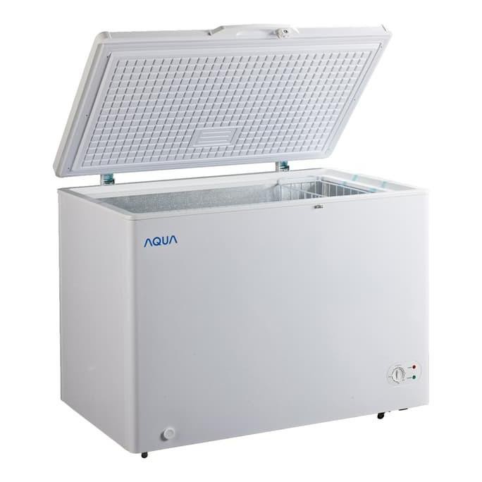 Jual BIG PROMO CHEST FREEZER AQUA SANYO AQF310 300LTR FREEZER BOX