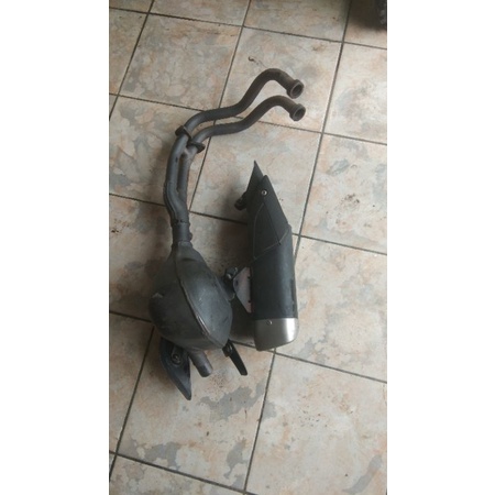 Jual Knalpot R25 Knalpot Standar Yamaha R25 Original | Shopee Indonesia