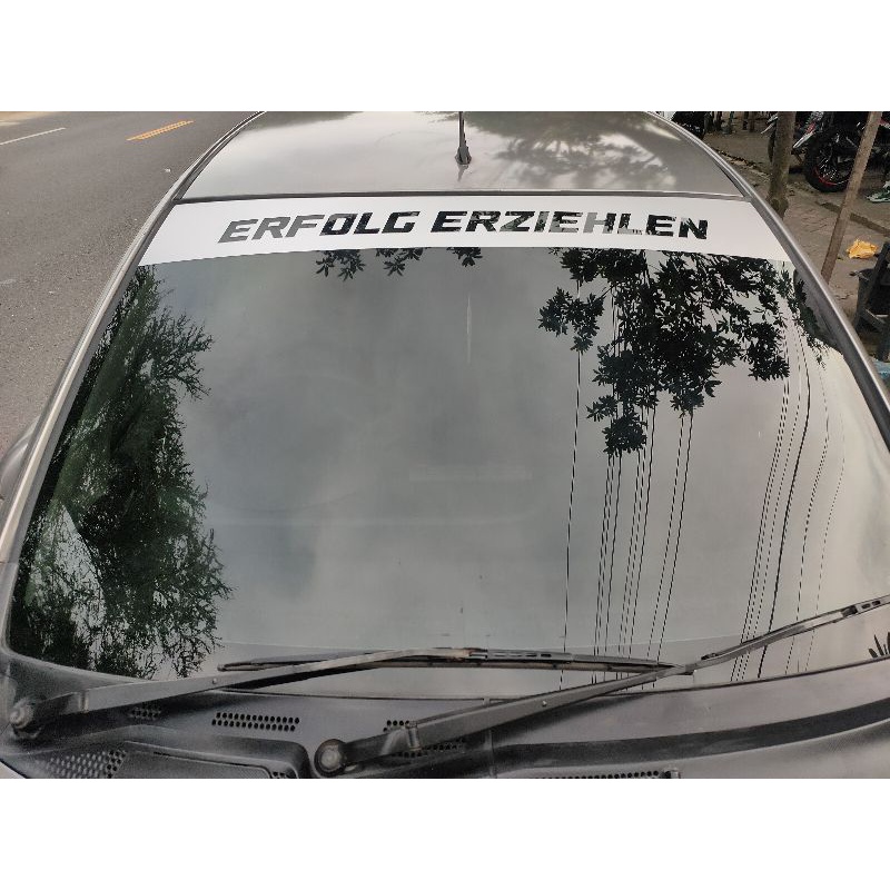 Jual Erfolg Erziehlen Stiker Kaca Mobil Depan Atas Request Nama Dan Warna Shopee Indonesia