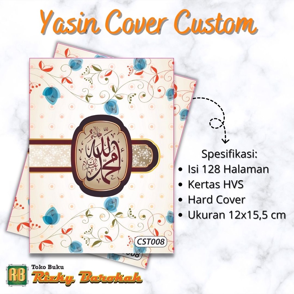 Jual Cetak Buku Yasin Isi 128 Halaman HVS Cover Hard Cover,yasin ...