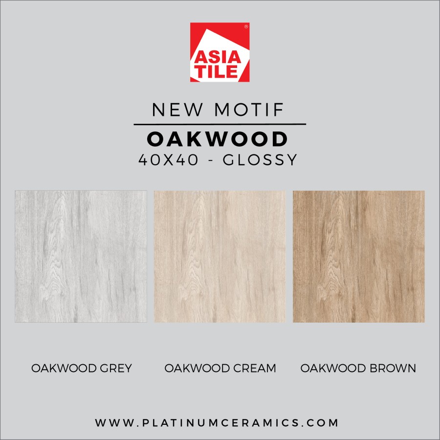 Jual Asia Tile Oakwood Series 40x40 Keramik Lantai Shopee Indonesia