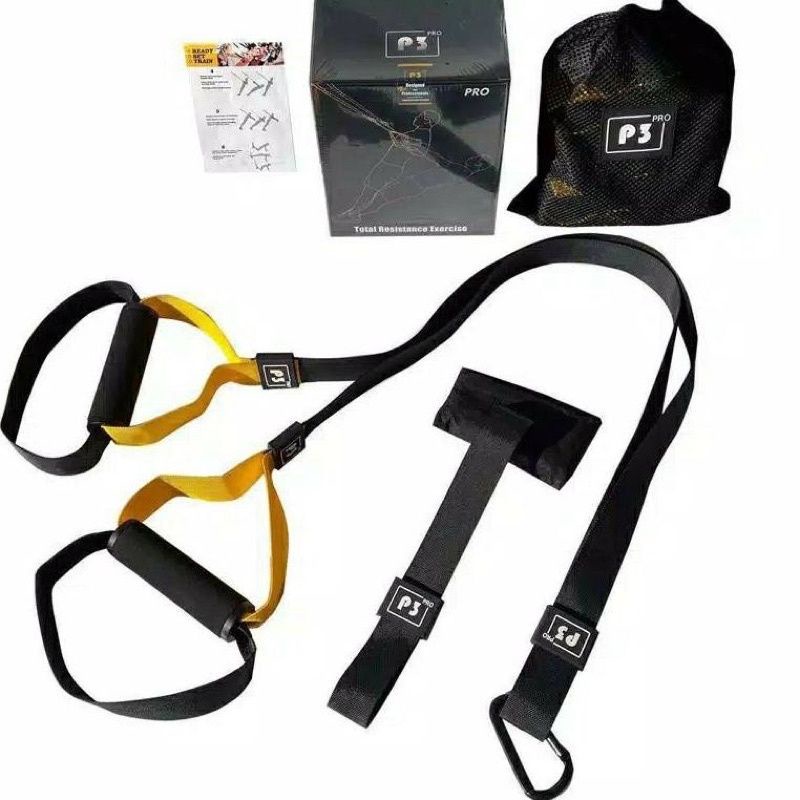 Jual Trx Pro 3 Gym Fitness Resistance Band Tali Stretching Pro 3 Basic Power Suspension Trainer