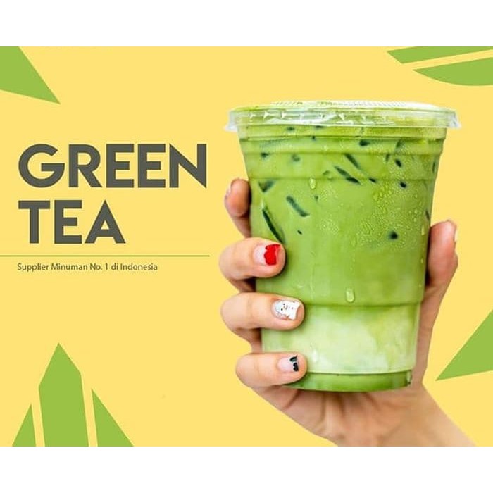 Jual Bubuk Minuman Bubble Powder Drink rasa Green Tea 1kg | Shopee ...