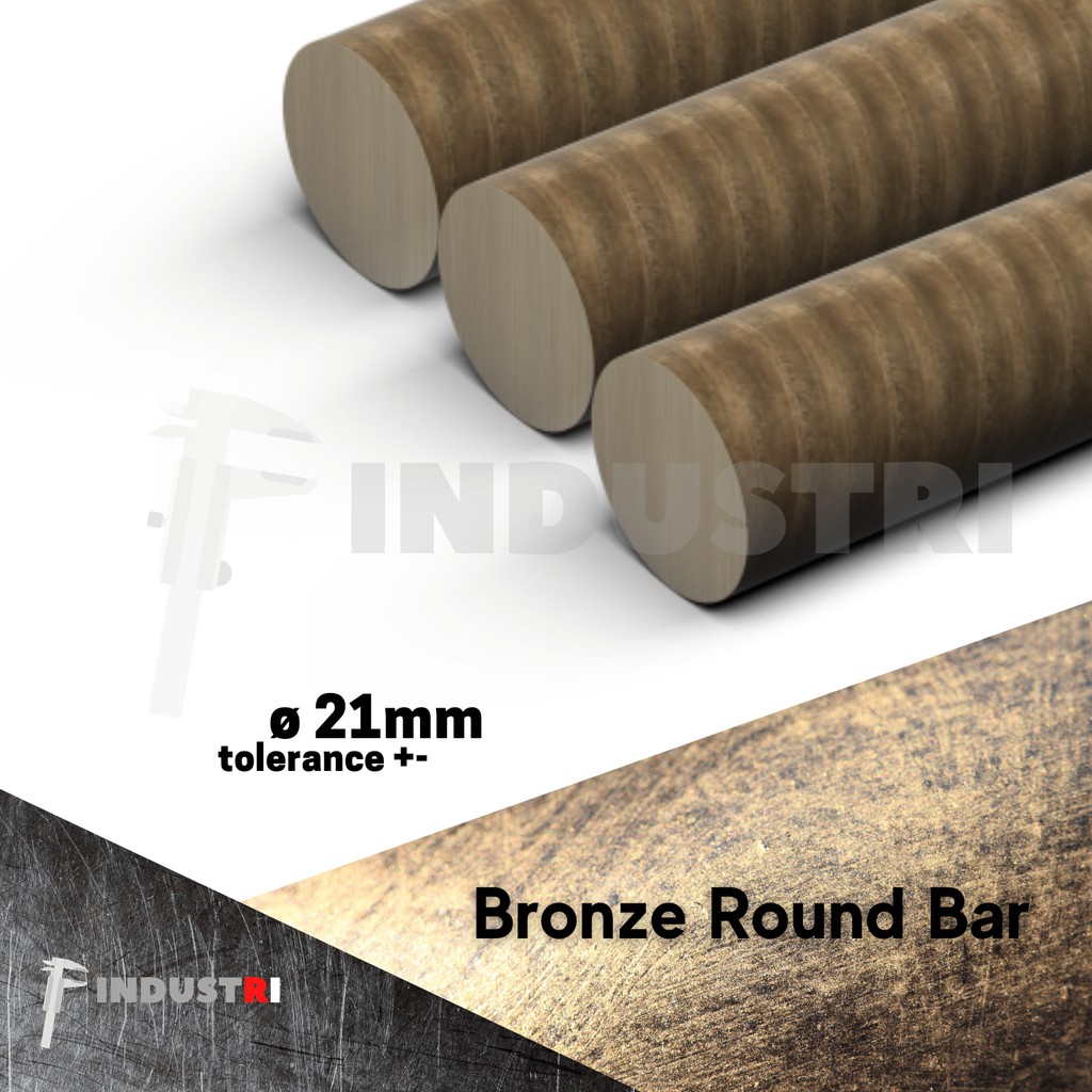 Jual AS Bronze diameter 21mm Bronze Round Bar harga per 50mm