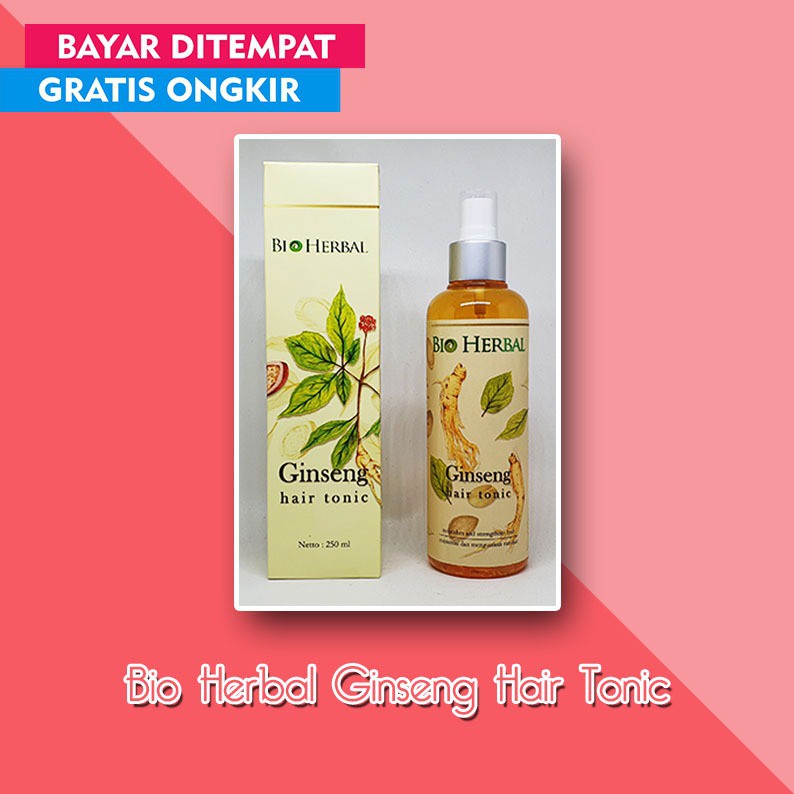 Jual Bio Herbal Hair Tonic Ginseng Original 100 250 ml Shopee