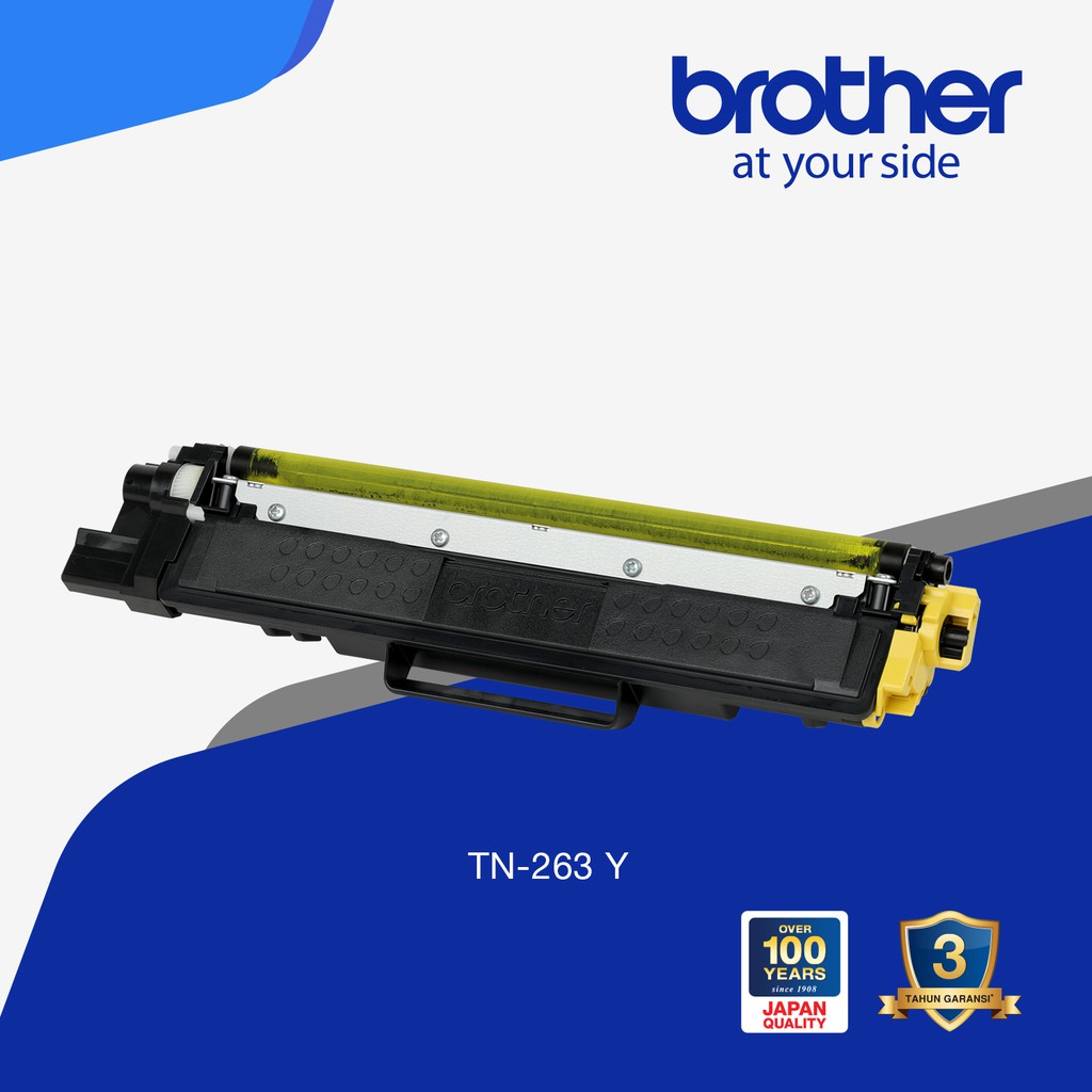 Toner Brother Original TN263 Yellow for DCP-L3551CDW, MFC-3735CDN, dll - Original Resmi