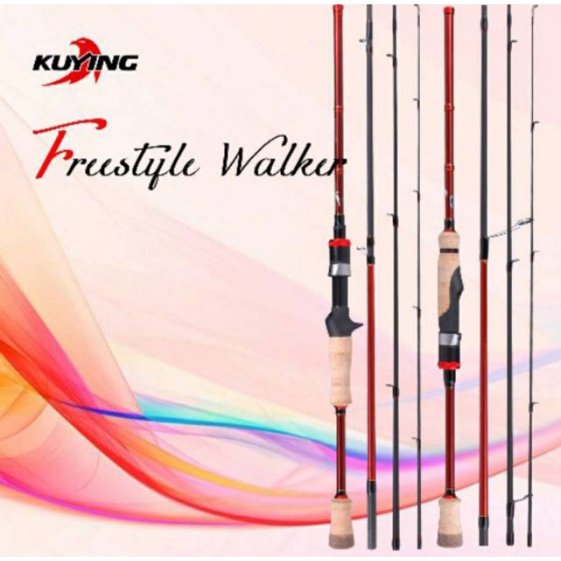 Jual Rod Joran Casting Travel Kuying Freestlye Walker 704l Pack Pvc