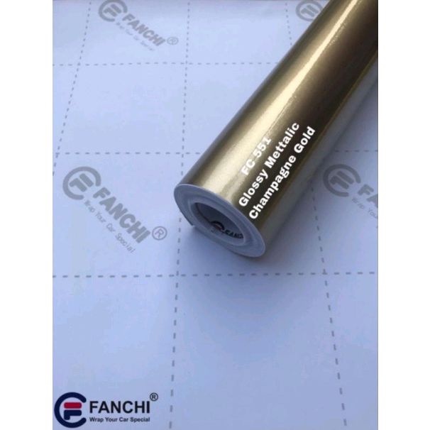 Jual Sticker Fanchi Fc551 Glossy Metallic Champagne Candy Metalik