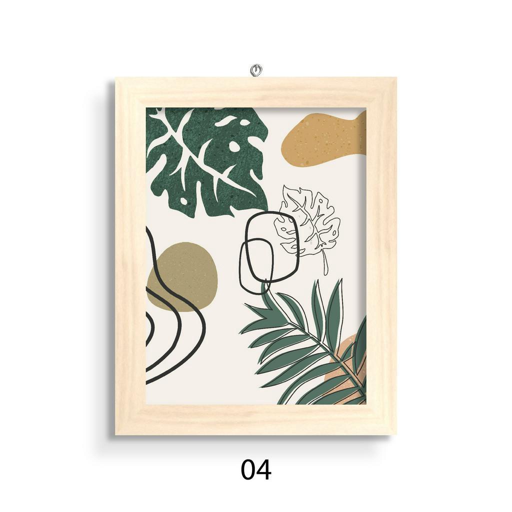 Jual Hiasan Dinding Frame Kayu Bingkai Estetik Minimalis Bohemian