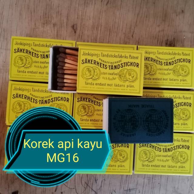 Jual Korek Api Kayu Mg16~korek Jaman Dulu Shopee Indonesia 8398