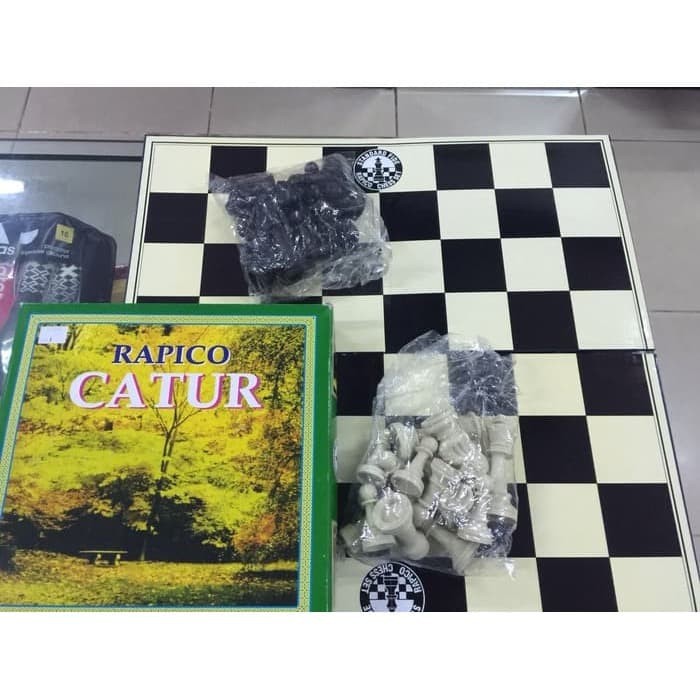 Jual CATUR RAPICO - Catur Set Standard International Papan Lipat 4 ...