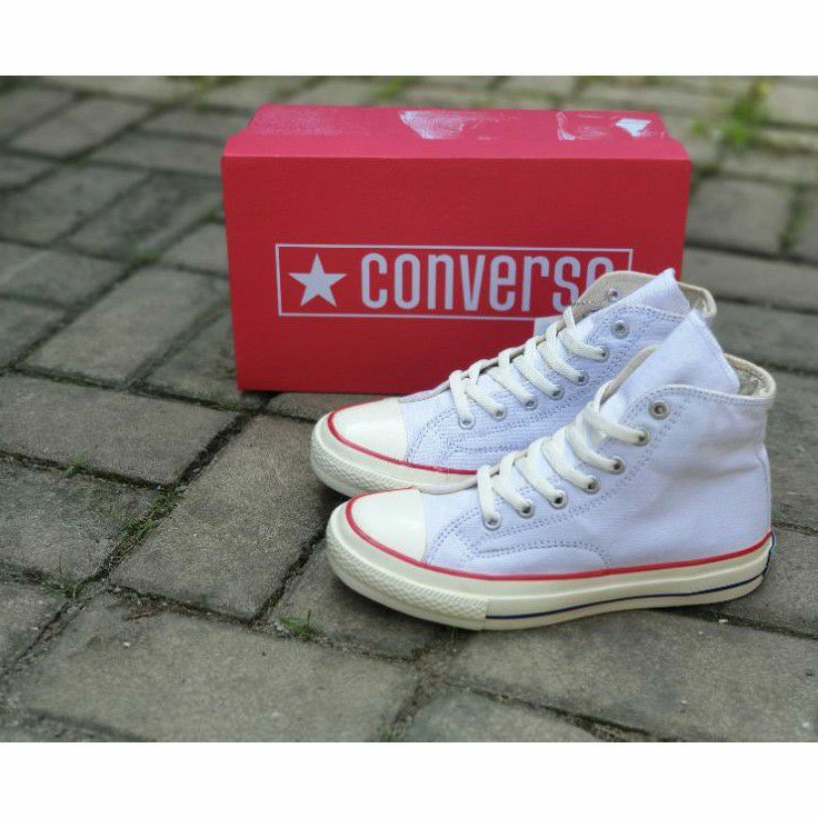 Jual Sepatu Converse All Star 70s White High Premium Sol Bening Made In ...