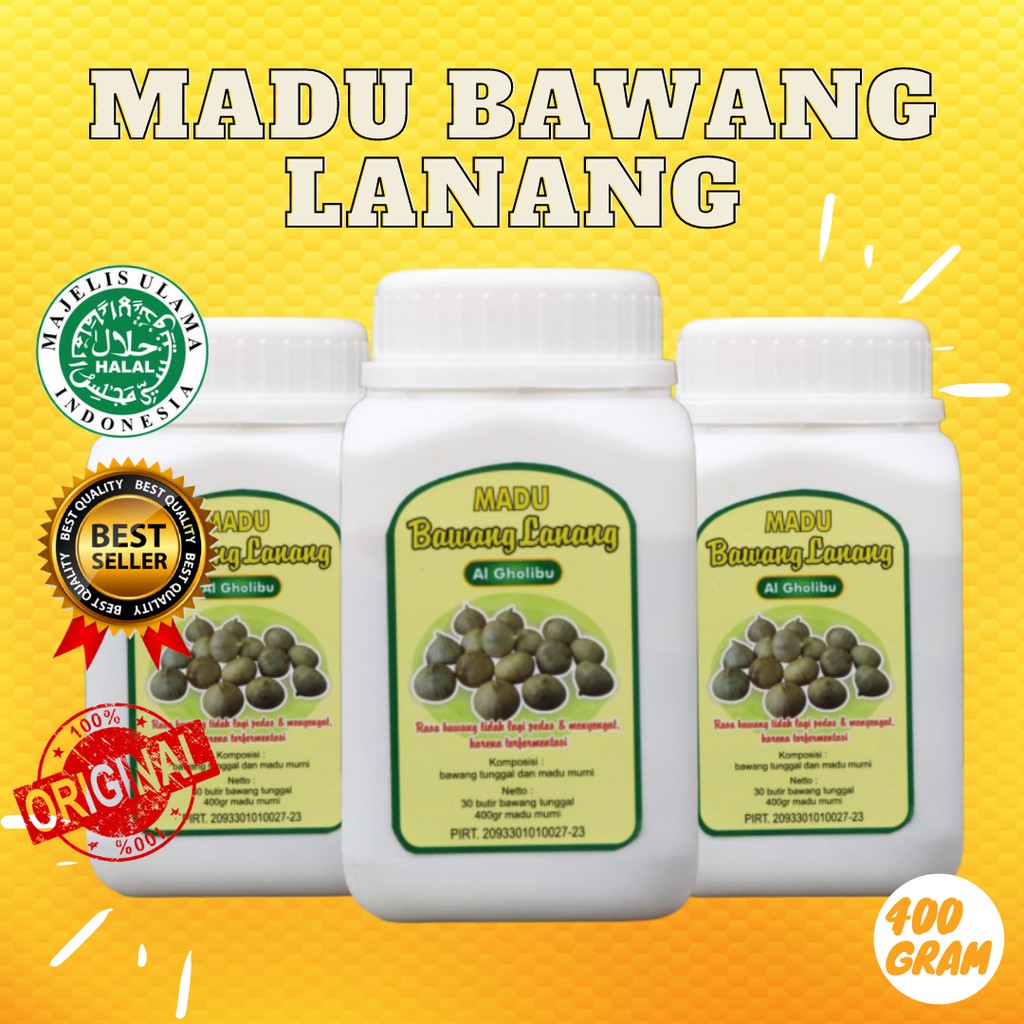 Jual Madu Bawang Lanang Tunggal Premium Herbal Alami Al Gholibu