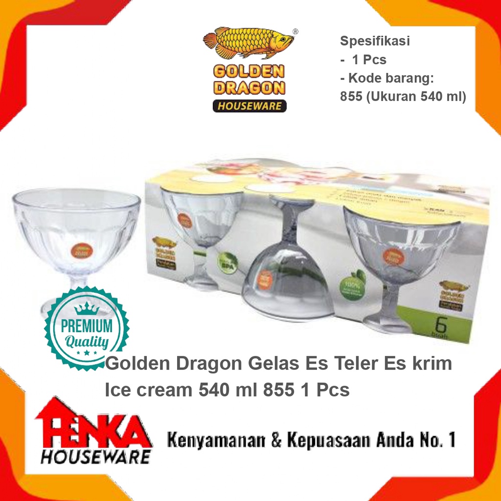 Jual Golden Dragon Gelas Es Teler Es Krim Ice Cream 540 Ml 855 Per Pcs Shopee Indonesia 5573