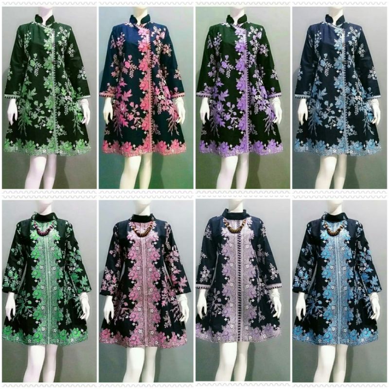 Jual BAJU BATIK TUNIK SERAGAM oUNGGUL JAYA STANDART JUMBO||2 VARIASI ...