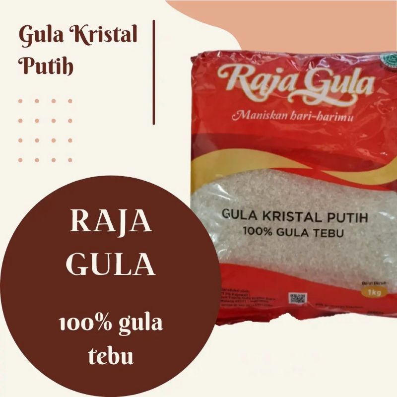 Jual Raja Gula Gula Pasir 1 kg (Kemasan Merah) | Shopee Indonesia