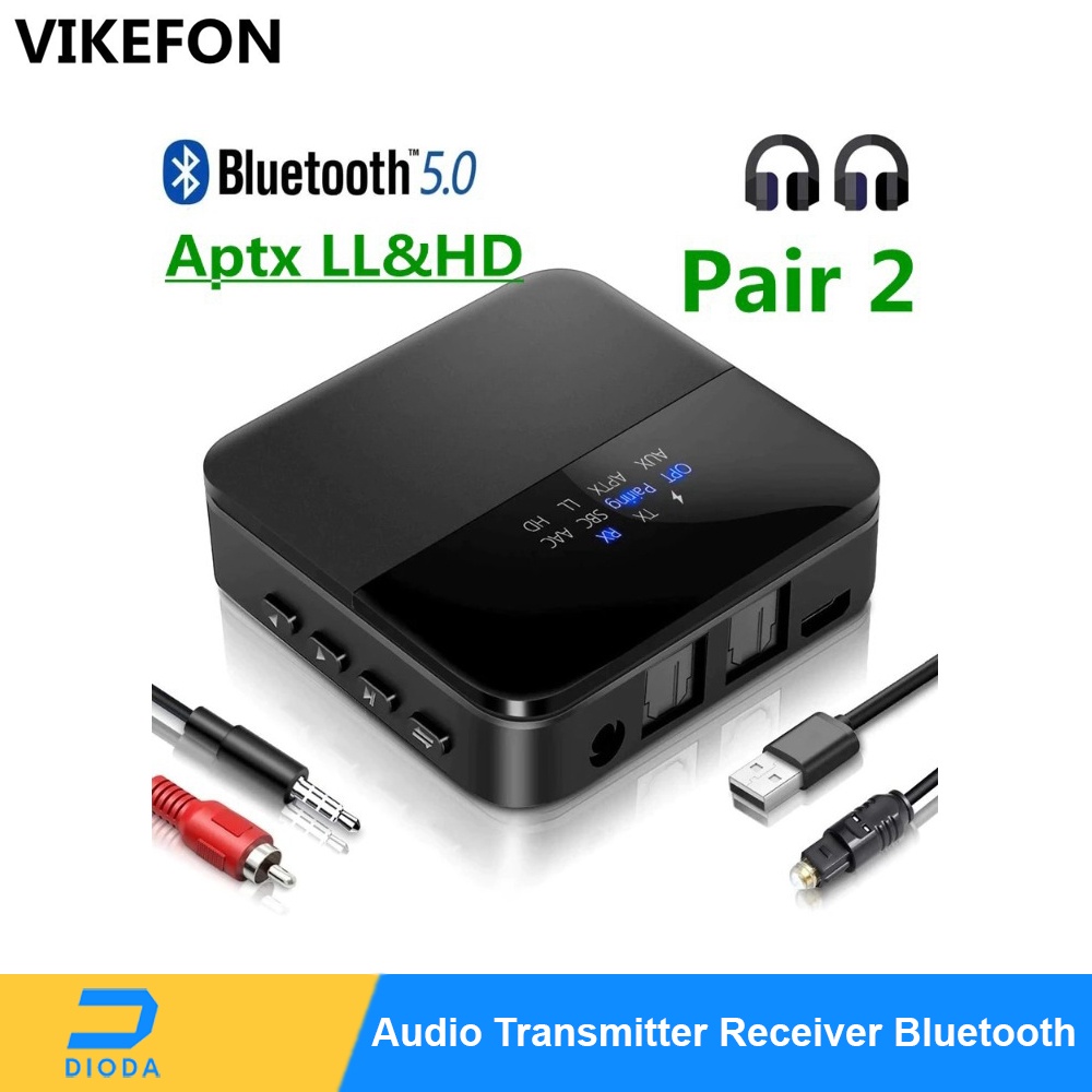 Jual VIKEFON BTB20 Audio Transmitter Receiver Bluetooth 5.0 Adapter