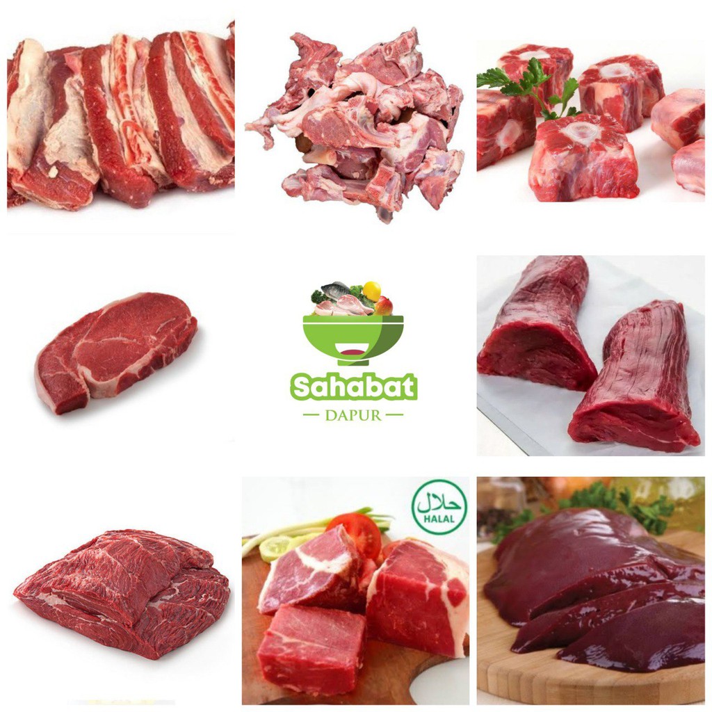 Jual Aneka Daging Sapi / Potongan Daging Sapi Segar 250 gram [ Has ...