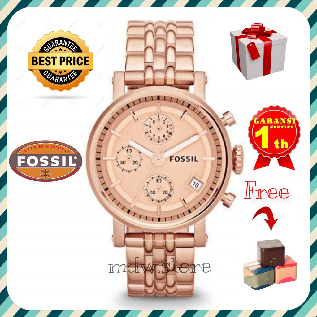 Jual Fos sil Type ES 3380 ES3380 Jam Tangan Wanita Original