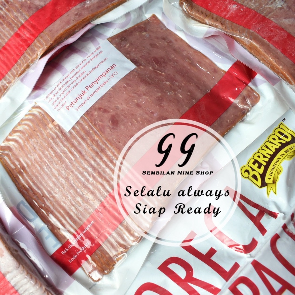 Jual Bernardi HORECA PACK Smoked Beef BLOCK 500 Gram Daging Sapi Asap ...