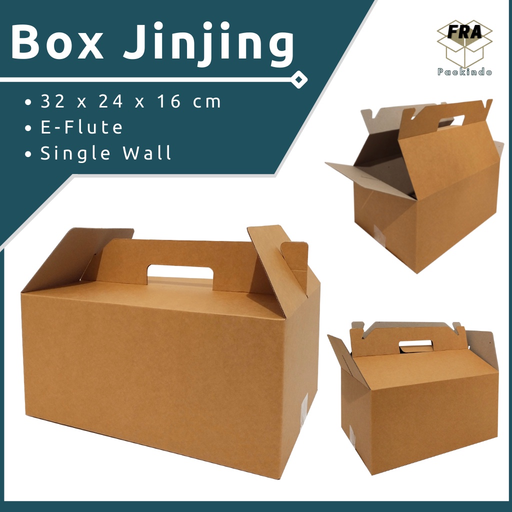 Jual Kemasan Kardus Box Jinjing X X Cm Boxjinjing Kardus Packing Shopee Indonesia