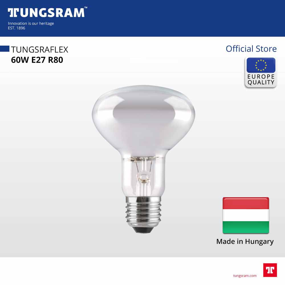 Jual Tungsram Lampu Pemanas R80 60W E27 | Shopee Indonesia