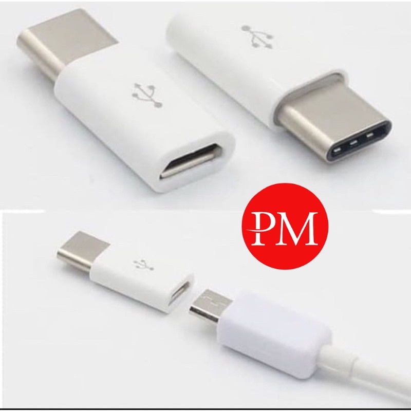 Jual OTG Tipe C - Adapater USB Type C Micro USB - Konverter Charger ...